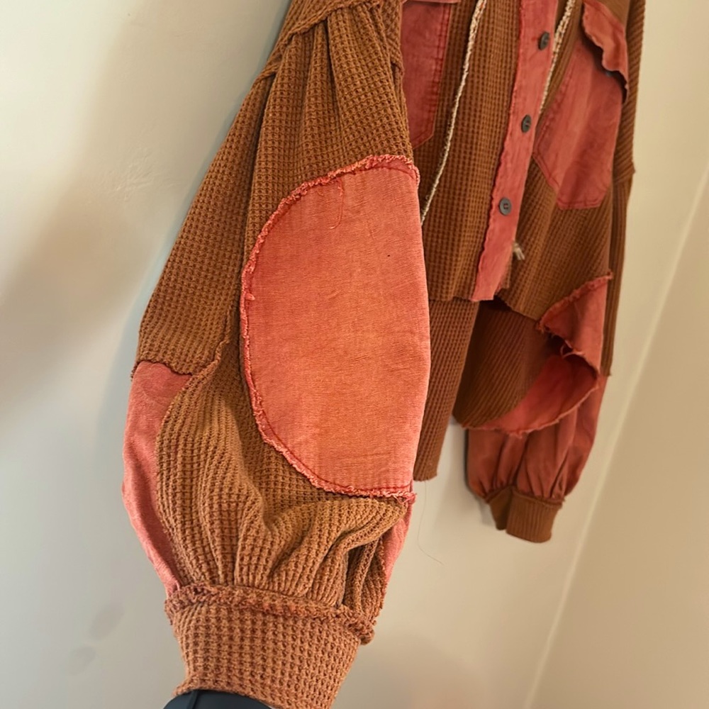 Pol | Fp Inspired Oversized Patchwork Style Hoodi… - image 5